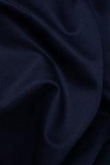 Combinaison Pantalon Manches Courtes Laine Vierge Prude Bleu Marine