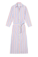 Robe Toile Rayures Kiara Multicolore