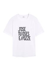 Printed Cotton T-shirt "I dare You dare ELLOZZE"