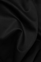 Tuxedo Satin-Trimmed Laurence Jumpsuit Black