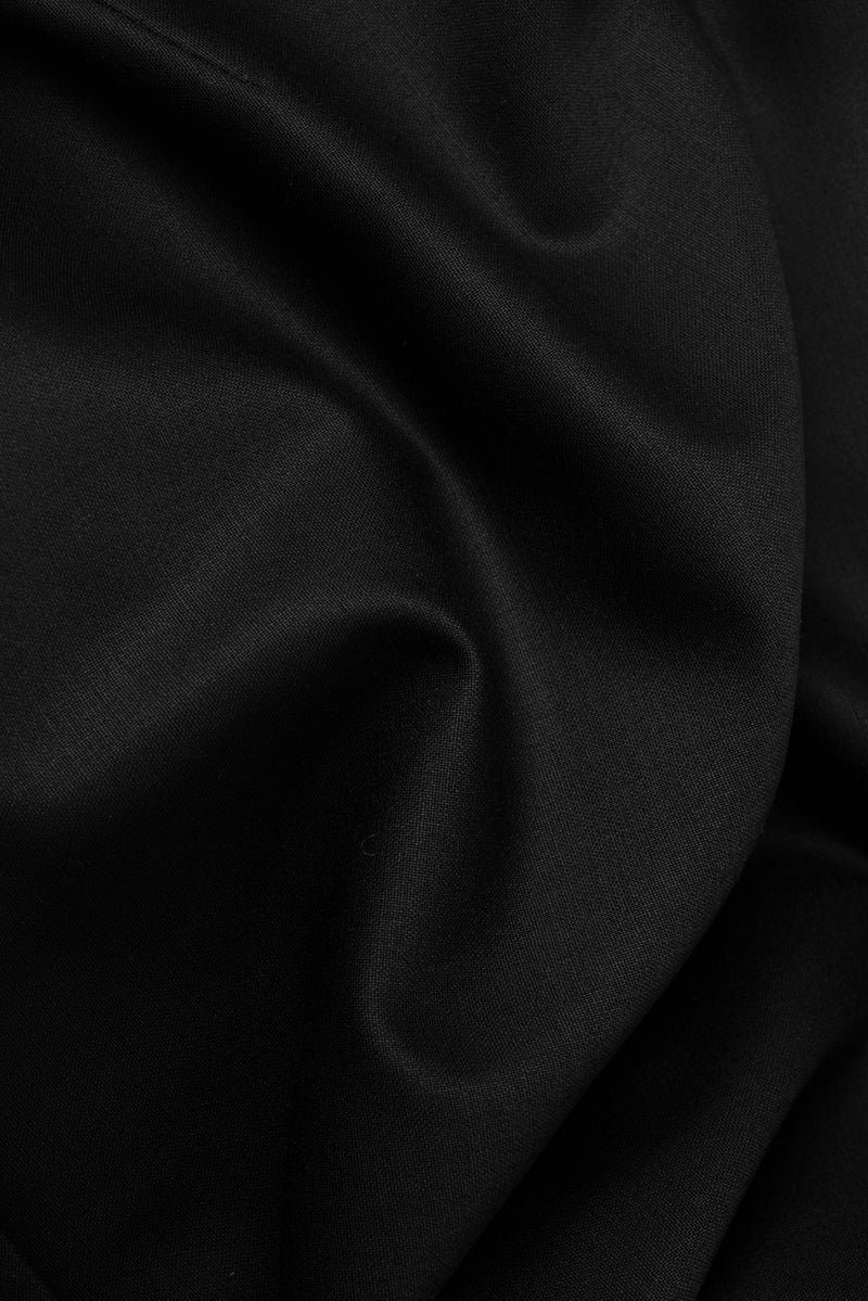 Tuxedo Satin-Trimmed Laurence Jumpsuit Black